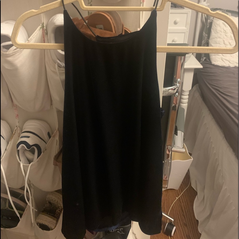 navy blue dressy top